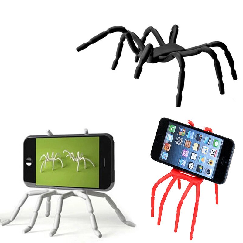 Mini Spider Tripod for Iphone Huawei Sanmsung Xiaomi Phones Portable Stands Flexible Mount Holder for Ipad Camera