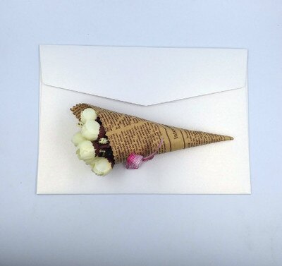 Sobres de papel perlado multicolor exquisito, 50 piezas, 23x16cm, invitación de negocios, sobres de invitación de de boda: Blanco