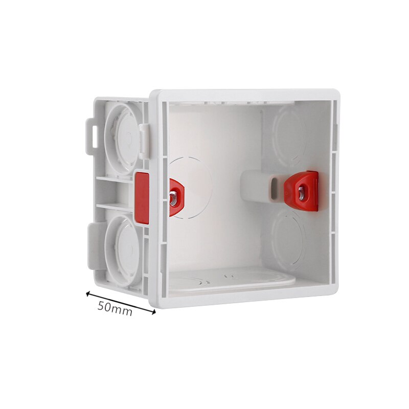 86 type British Standard electrical adjustable mounting box cassette switch socket junction box concealed internal mounting box