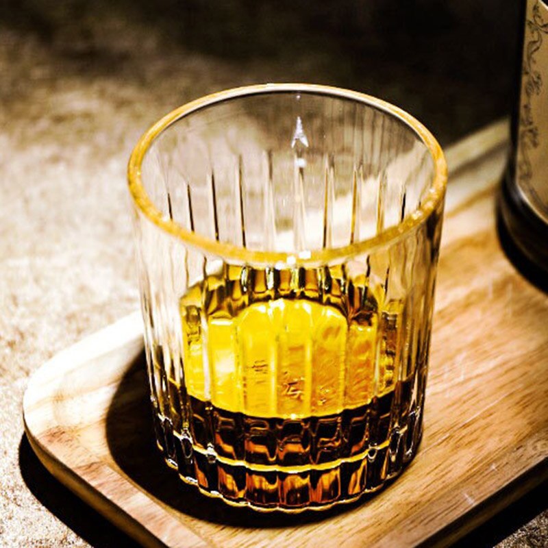 Whiskey Glasses,Old Fashioned Whiskey Glasses, Scotch Whisky, Bourbon, Cocktails, RUM, Durable Bar Spirit Glass