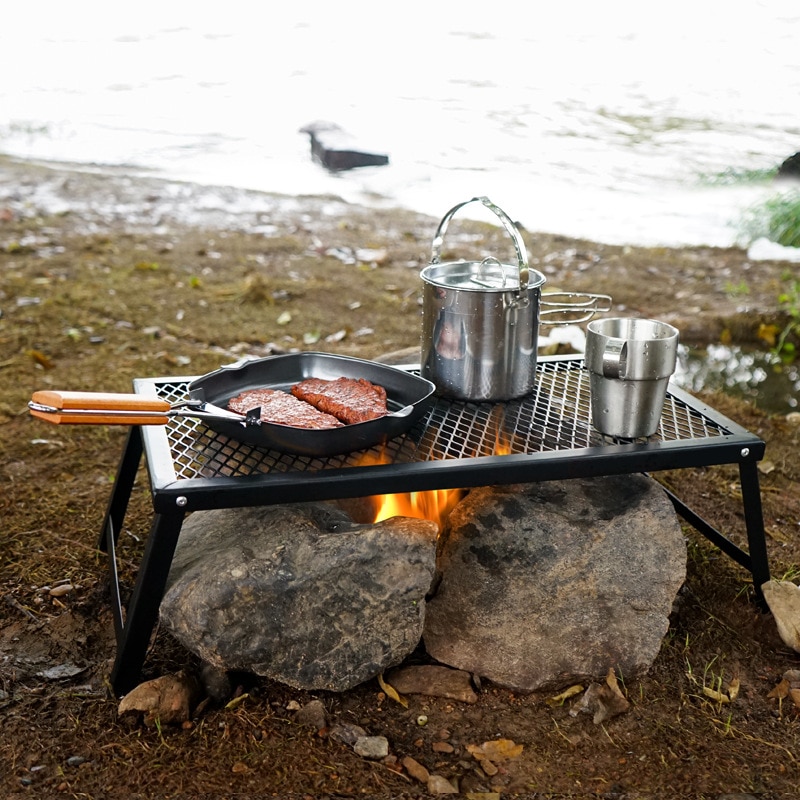 draussen Camping Klapp Netz Tabelle Leichte Wasserdichte Grill Tisch Tragbare Reise Selbst-fahren Klapptisch
