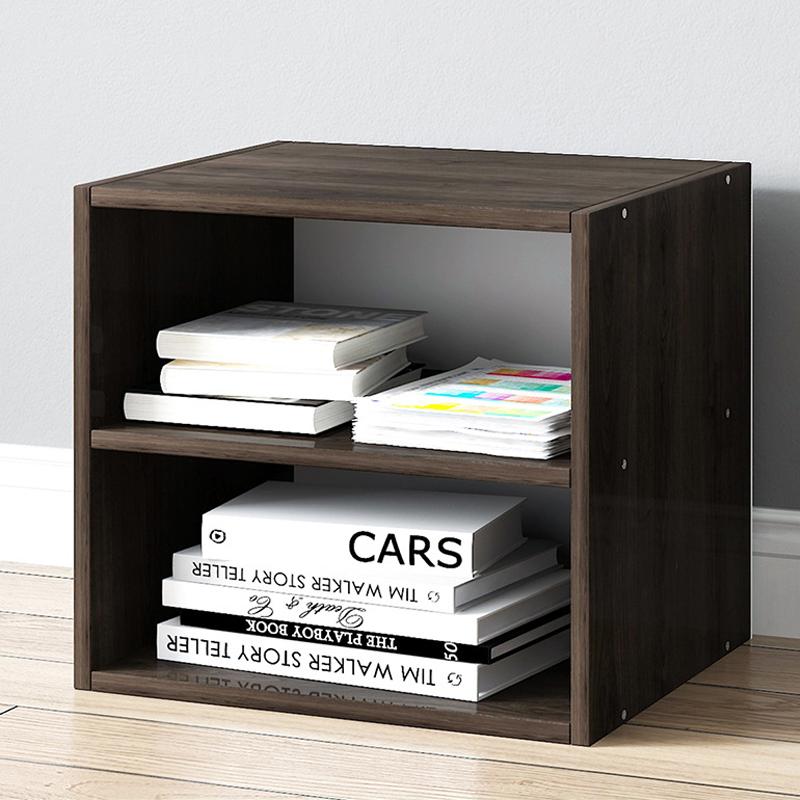 1/2Layer 30x25x30cm Wooden Cube Organizer Storage Rack Shelf Cabinet Closet Shelves Household Living Room Furniture Holder: 6