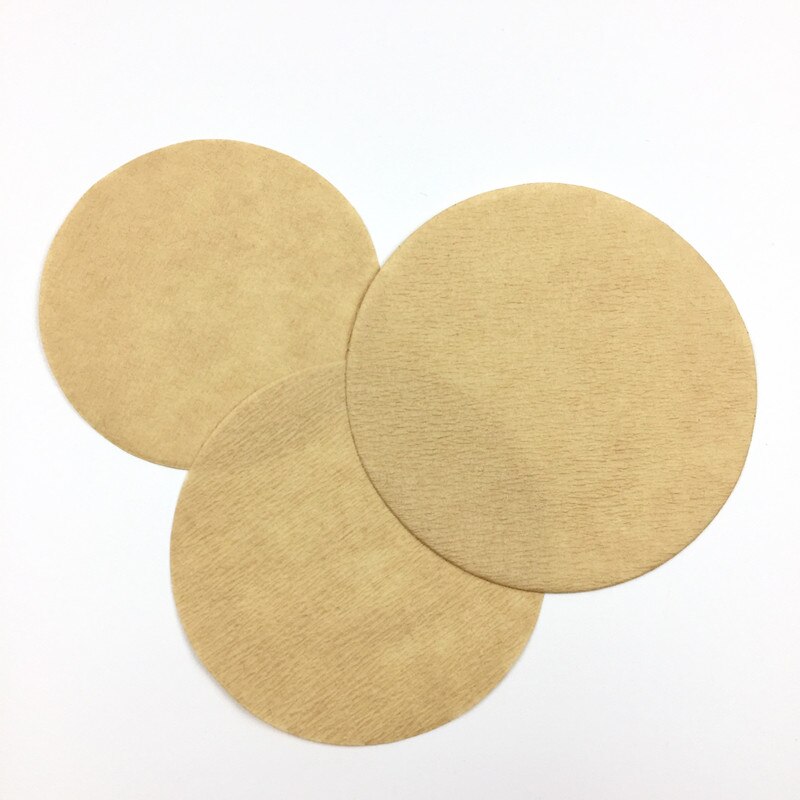 Filtros de papel de filtro de café redondos de 56mm, 60mm y 68mm para cafetera Espresso V60, herramientas de filtros, filtro de papel Café Moka, 200 Uds.