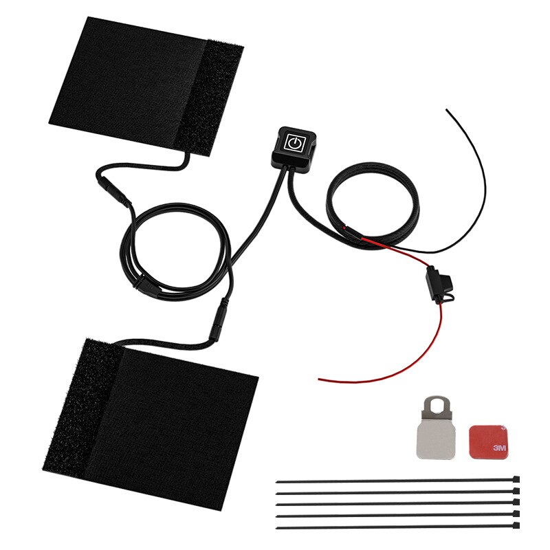 Universal 12V Motorcycle Electric Heating Handl Heated Grips Inserts Handlebar Hand Warmers For ATV Motorcycle Bike: Default Title