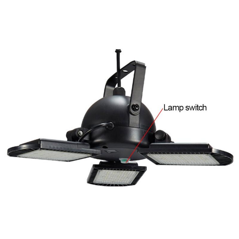 Solar Garden Remote Control Lamp PIR Motion Outdoor Street Home Lamp Waterproof Garden Garage Split Three-head Lighting Folding