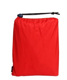 3 em 1 multi-função adulto capa de chuva masculino feminino mochila ao ar livre capa de chuva para acampamento caminhadas poncho à prova de chuva: Vermelho