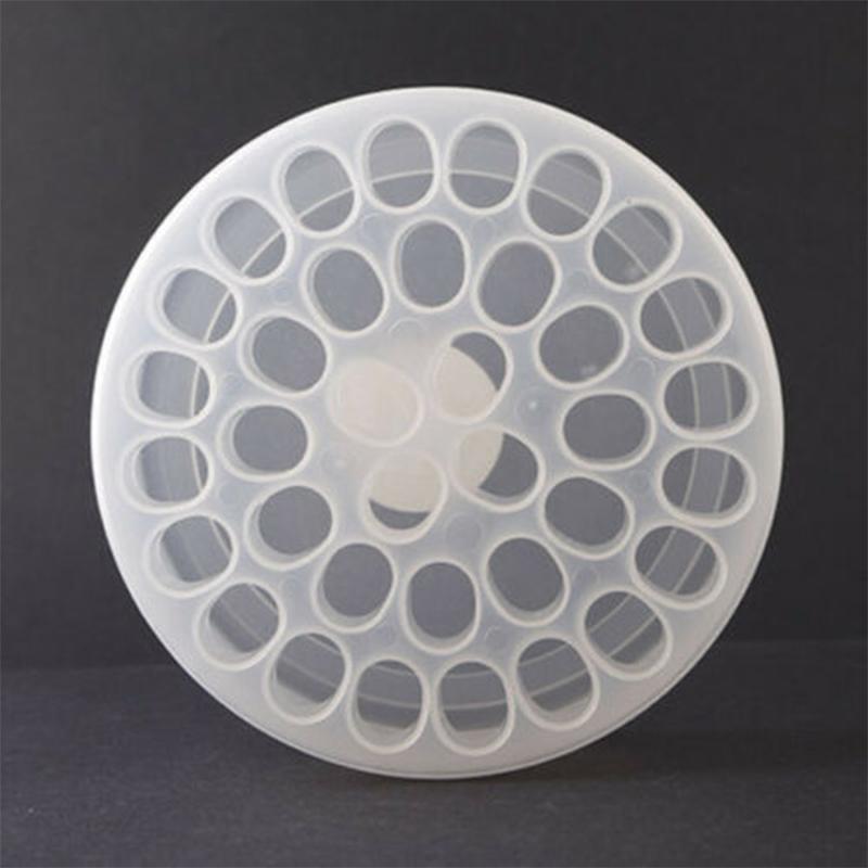 Plast rund almindelig tuschholder blyant skrivebord opbevaring organizer , 36 slot