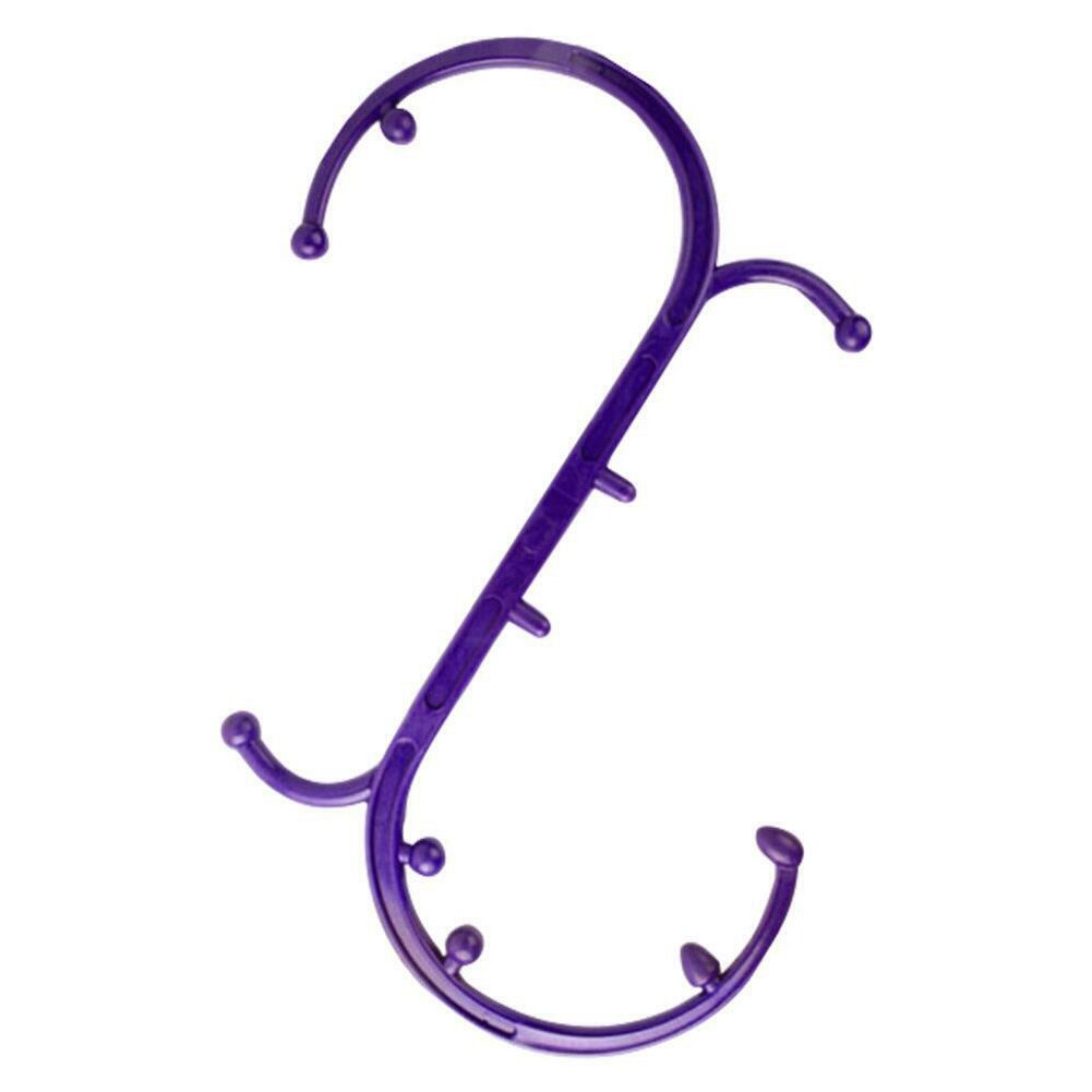 Muscle Relief Massage Stick Tools Relaxing Detachable Hook Cane Home Self Trigger Point Reduce Pain Manuel Therapy: Dark Purple