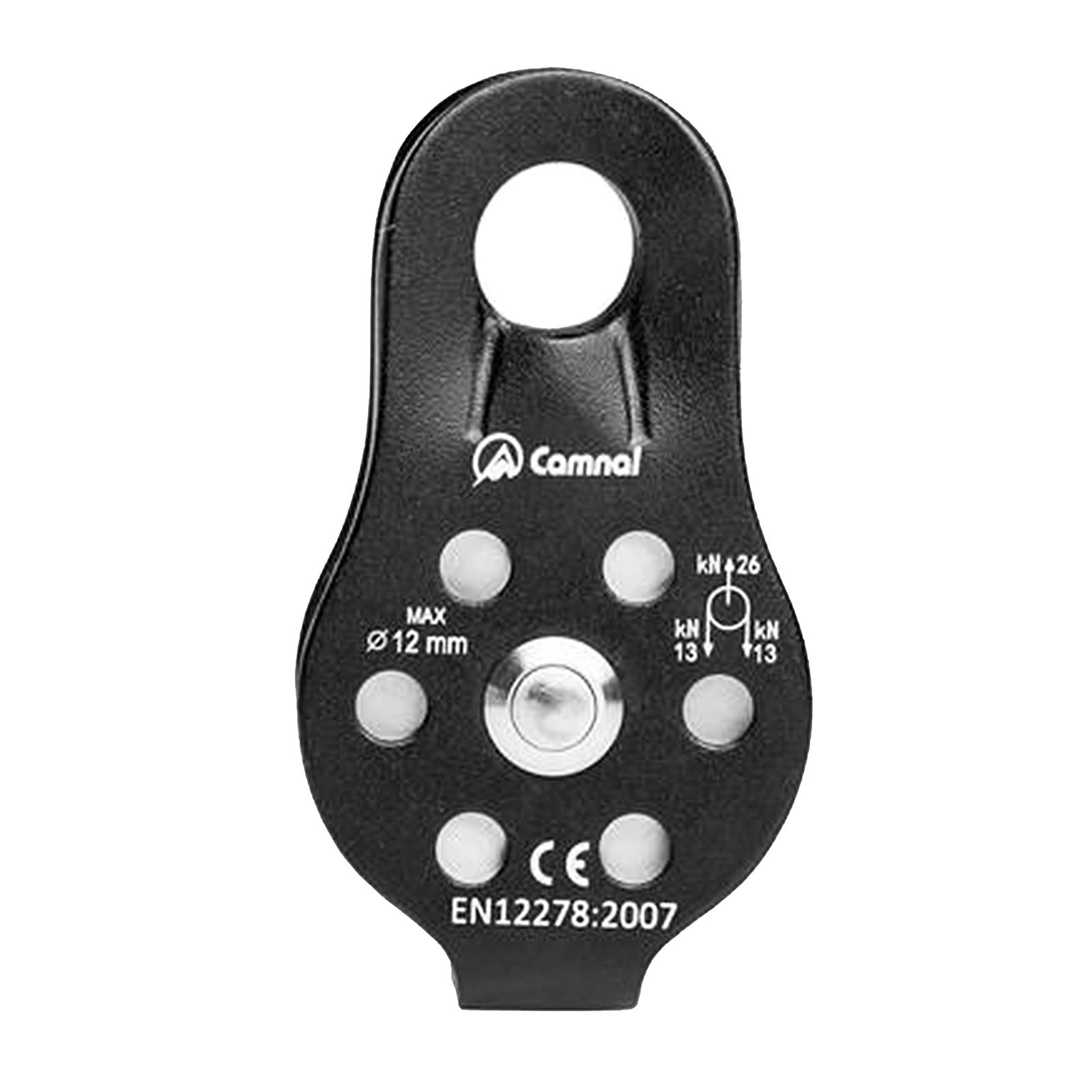 Polia lateral fixa de levantamento de resgate, equipamento de escalada, linha zip, carrinho de cabo de velocidade rápida, polia de corda resistente