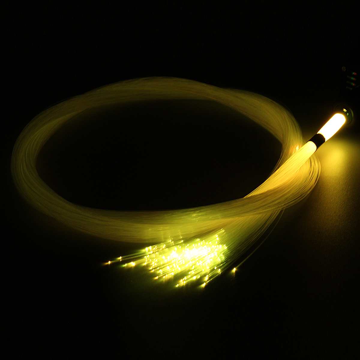 300 stk optisk fiber lys rgb blinkende led fiberoptisk stjerne loftslampe 2m*0.75mm optisk fiber kabel