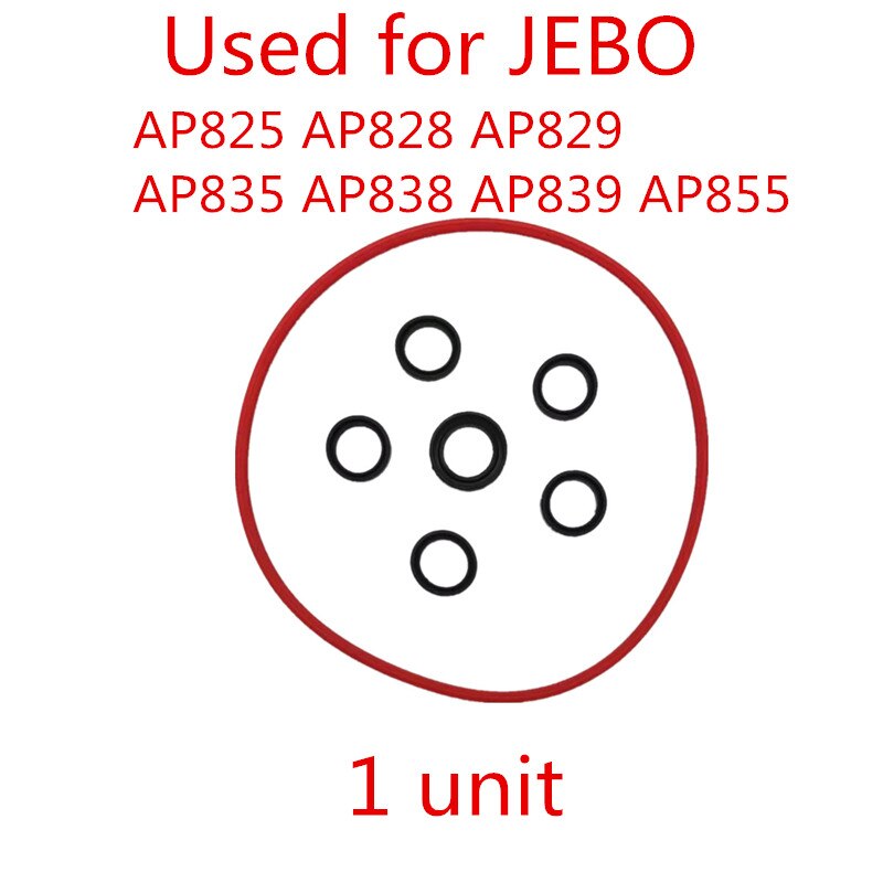 Jebo aksel rotor  ap825 ap835 ap828 ap838 ap829 ap839 ap805 ap809 / ap819 ap815 akvarietank ekstern filterbøtte: Ap82 83 tetningsring / 1 enhet