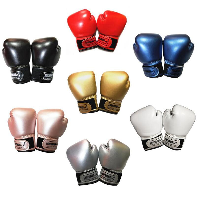 1 pair Kids Children Boxing Gloves Flame Mesh Breathable PU Leather Flame Gloves Sanda Boxing Training Glove Newst