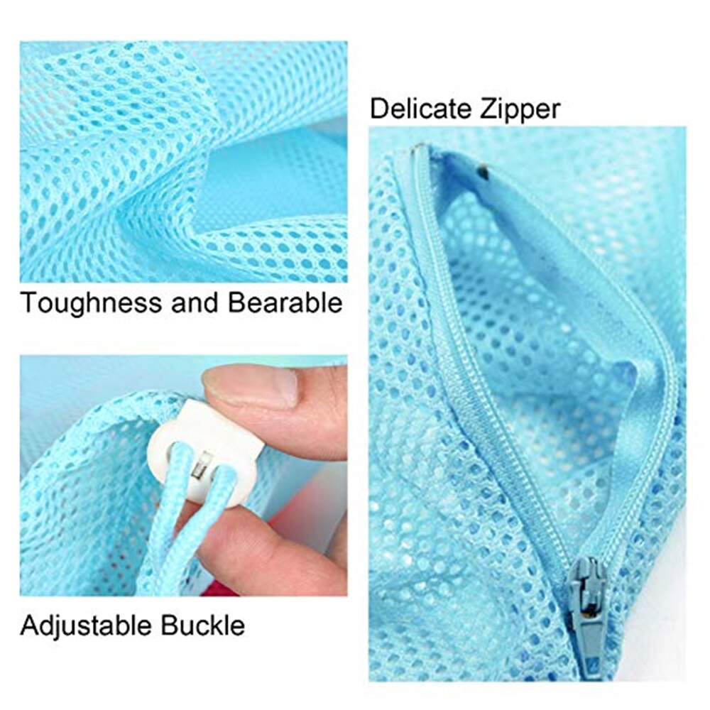 Upgrade Cat Grooming Bag Bathing Shower Mesh Bag Adjustable Breathable Polyester Anti-Bite Anti-Scratch Cat Restraint Bath Bag