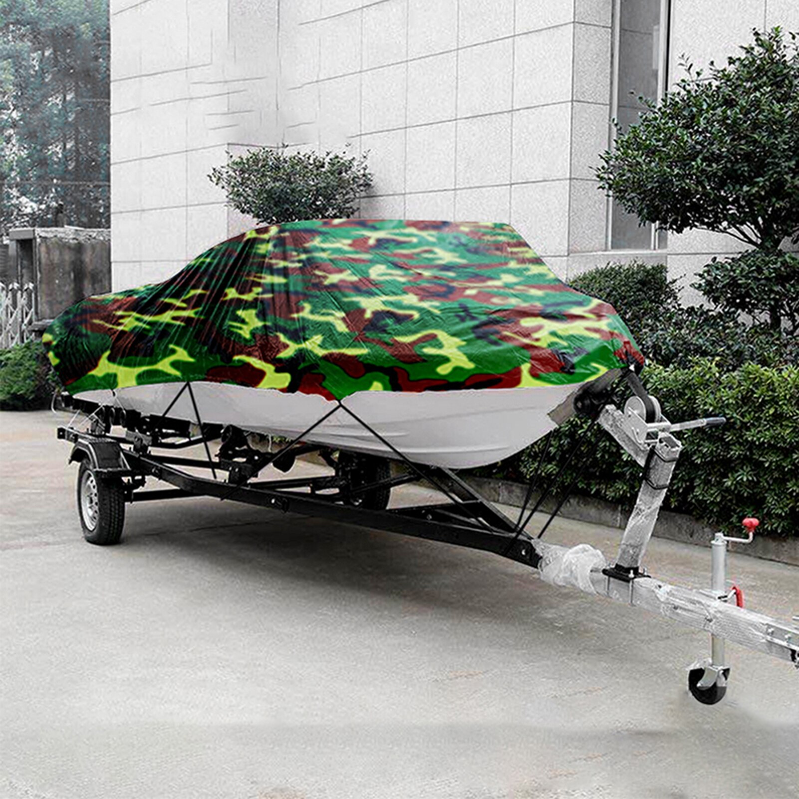 Housse de bateau en toile anti uv, étanche, robuste, 300D, accessoires de bateau, anti-déchirure, 11 – 22 pieds, nouveauté