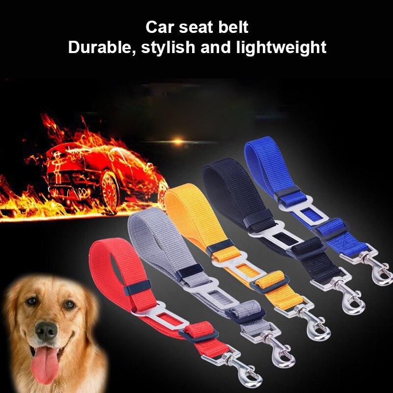 Pet Seat Belt Pet Hond Oprolbare Riem Huisdier Aangelijnd Hond Autogordel Verstelbare Trekkabel Hond Levert huisdier Producten