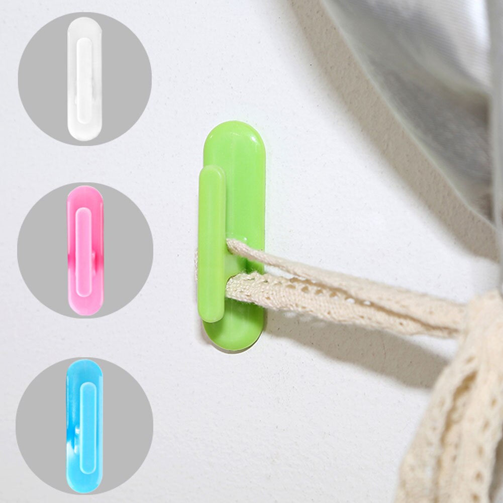 Stærkt klæbende gardin binder tilbage hold ryg drapering gardin kroge blind holder 2 stk
