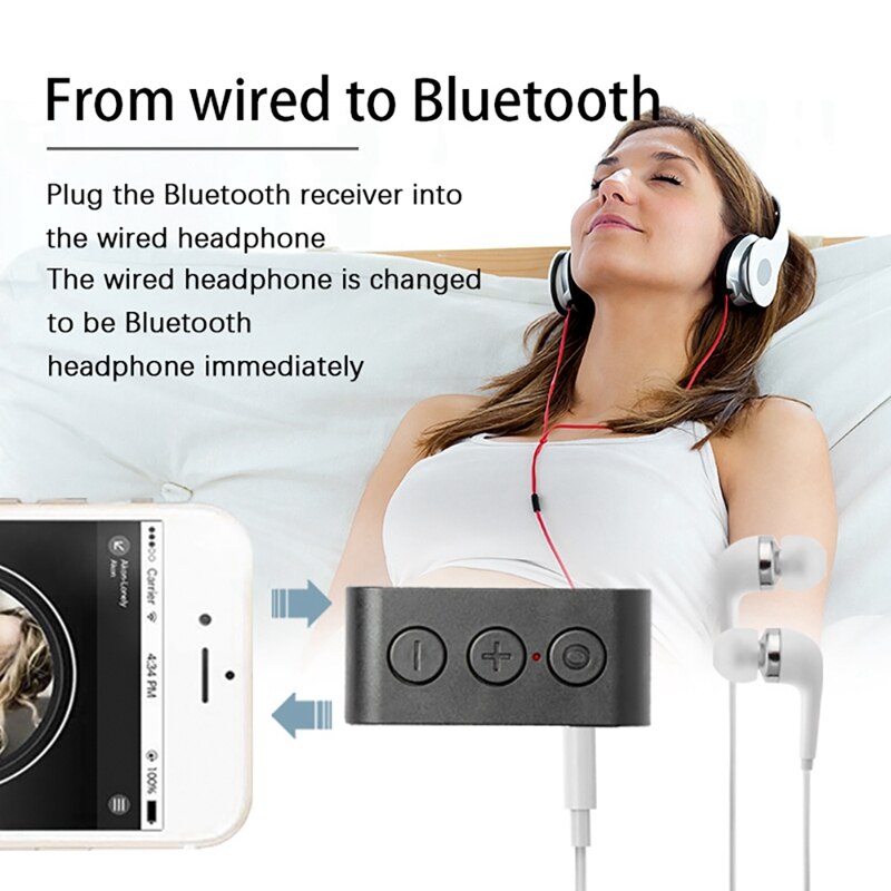 Kabelloser bluetooth-empfänger für das auto mit  mp3 abspielgeräten und  tf3.5 mm aux 5.0 bluetooth-adaptern für autolautsprecher, kopfhörer und freisprecheinrichtung