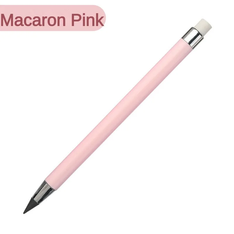 1/6/12 Stck Ewige Bleistift Für freundlicher Kunst Skizze Schreiben Zeichnung Stift Werkzeuge Keine Tinte Unendlichkeit Bleistifte Schule liefert Schreibwaren: Licht Grün