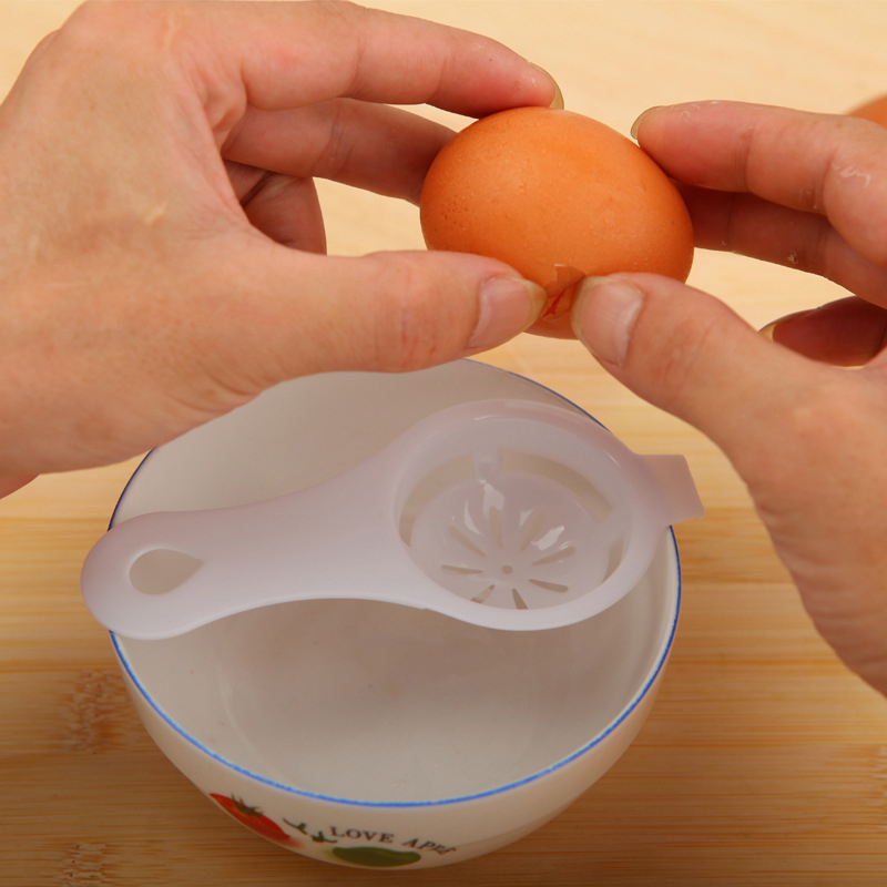 Ægseparator skillevægsholder sigte mad-grade ægværktøj køkkenredskaber gadgets ægdeler sigteseparator håndægværktøj