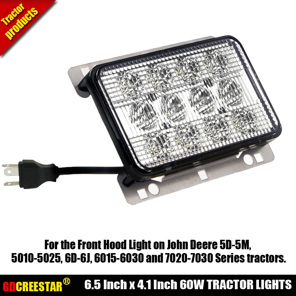 Led Tractor Verlichting 12 V 24 V met montagebeugel rvs hardware Vervangen halogeenlampen AL152328 RE269110 AL152329 x1pc