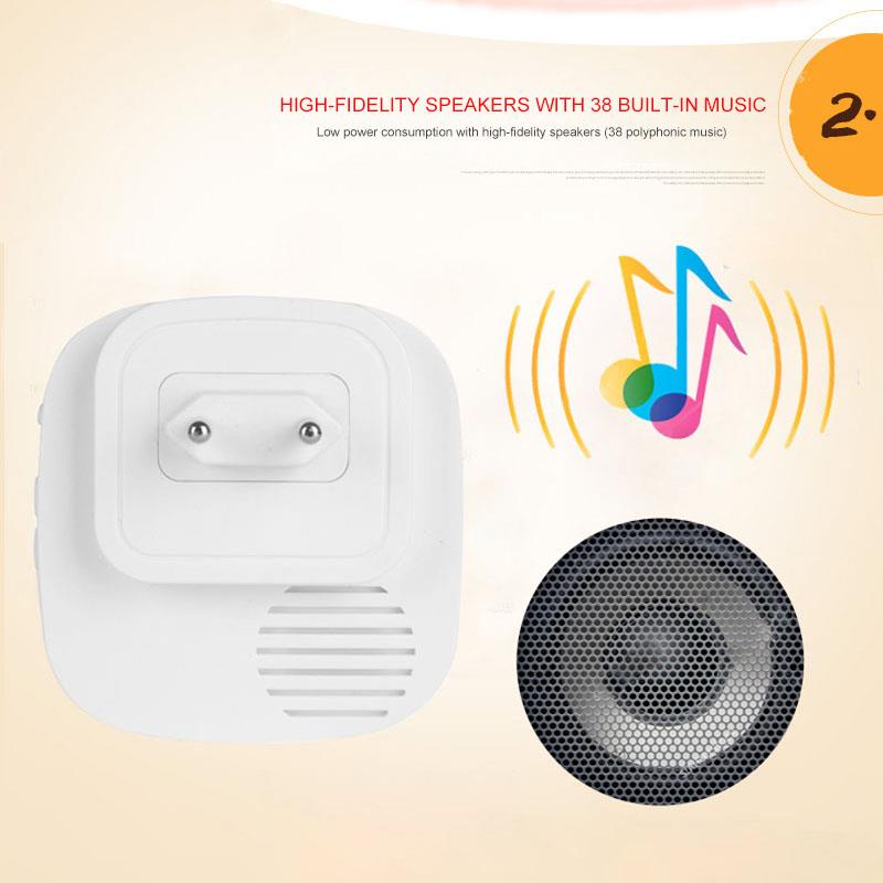 Draadloze Gast Welkom Chime Alarm Deurbel Infrarood Motion Sensor Voor Winkel Entry Bedrijf Beveiliging Alarm Deurbel