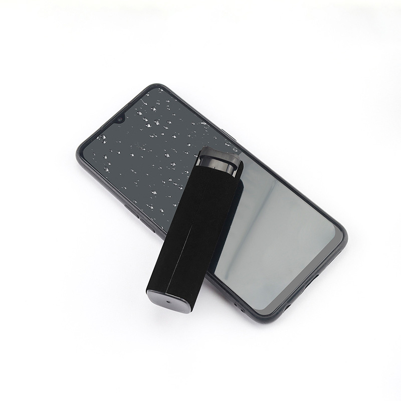 2 In 1 Screen Cleaner Spray Voor Mobiele Telefoon Pc Tablet Ipad Scherm Stofverwijderaar Microfiber Ruitenwisser Doek Polish Reinigingstools: Roze