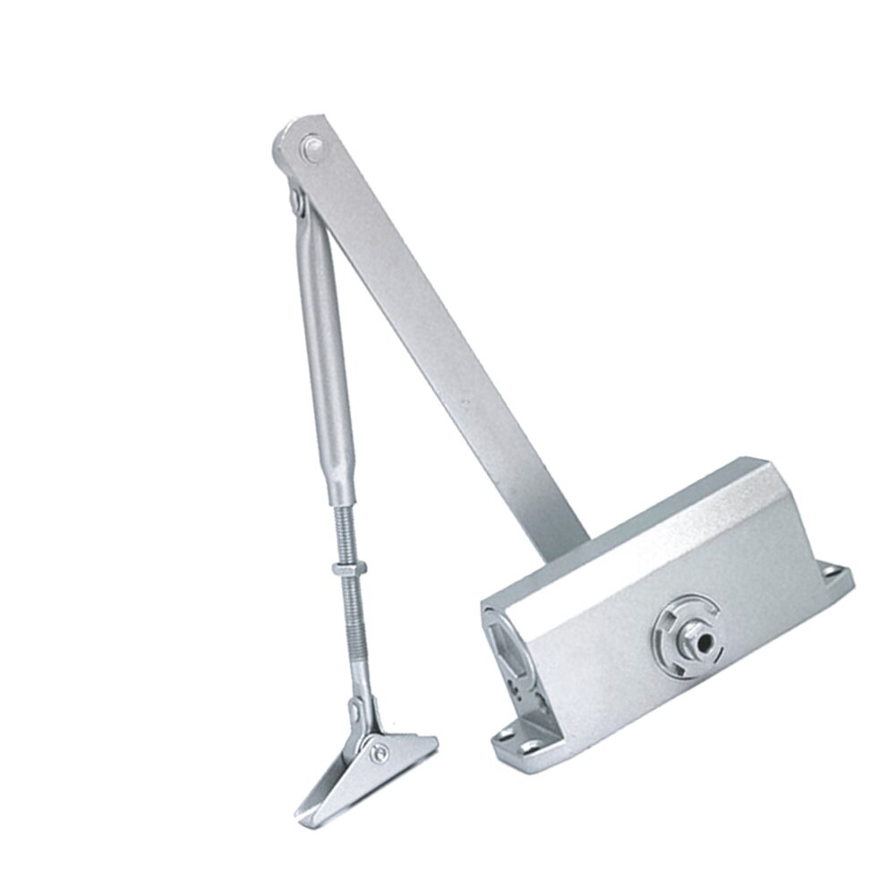 Ognioodporne drzwi bliżej użytku domowego ukryte drzwi zawias sprężynowy sprężyna hydrauliczna drzwi buforowe zamykane srebrne 45KG: srebro