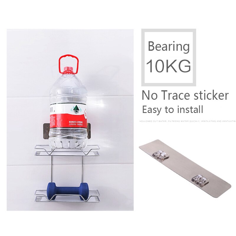 Badeværelseshylde hjørne opbevaringsstativ organizer brusevægshylde med sugekop køkken badeværelseshylder