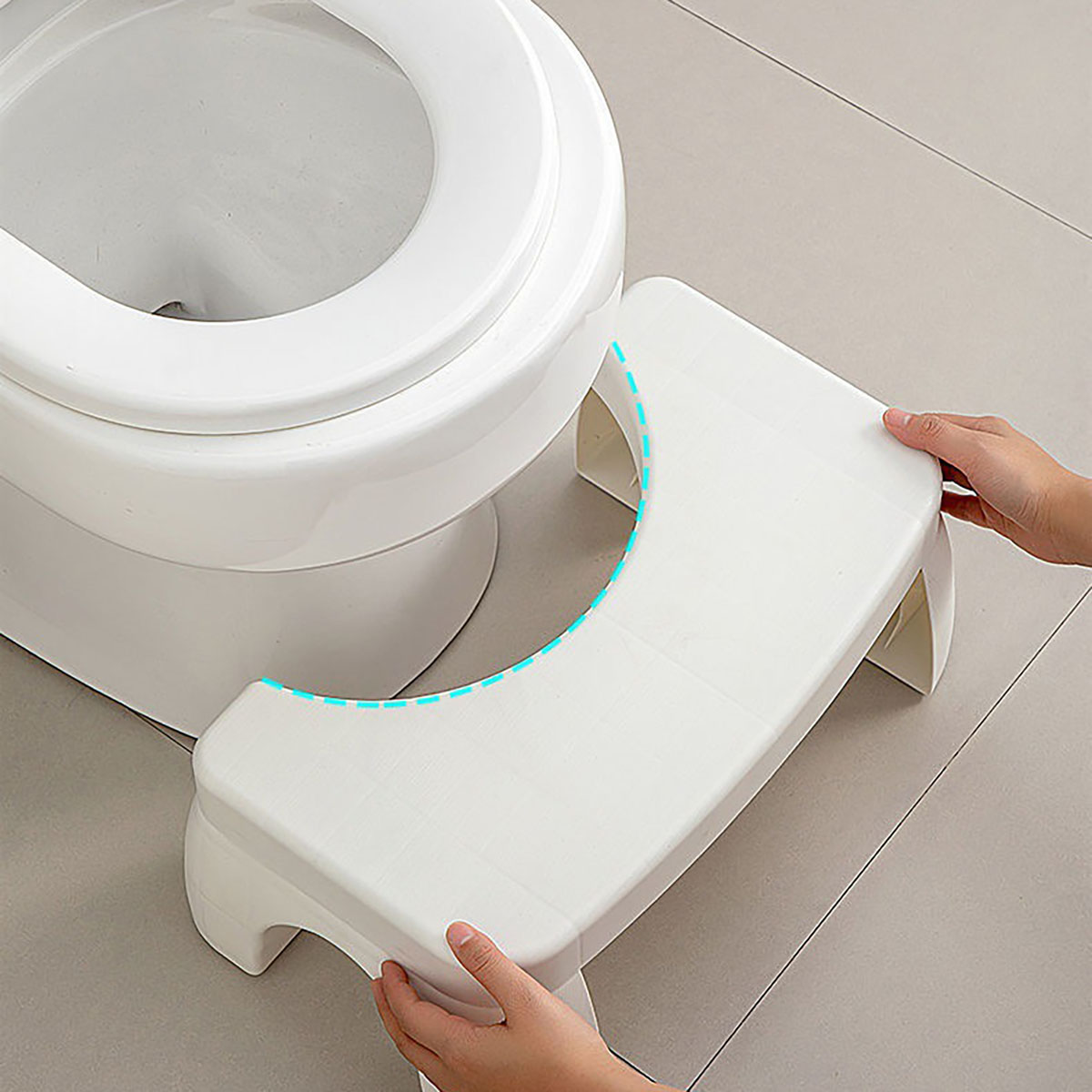 Wc Stool 1pc Elderly chair step toilet foot walk wc stool B... – Vicedeal
