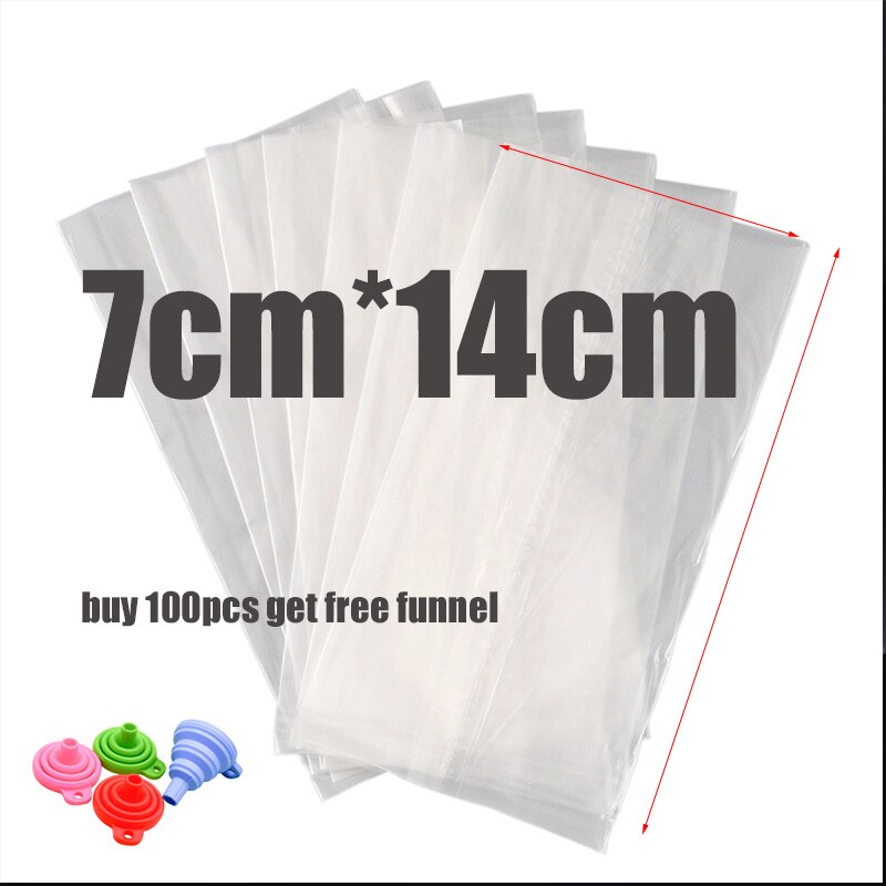 Bolsas de PVA para pesca de carpa, bolsa soluble en agua ambiental de disolución rápida para pesca de carpa, compra 2 lotes y obtén embudo plegable gratis, 50 Uds.: 714