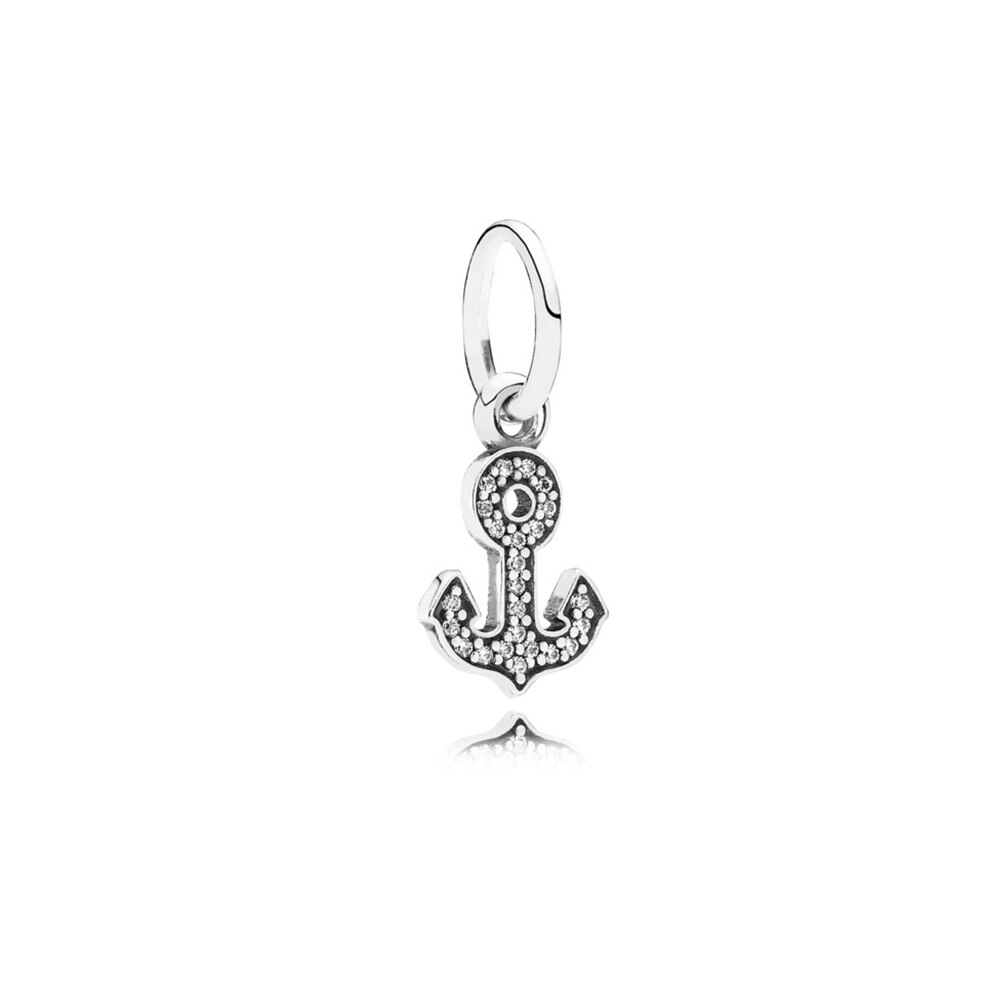 Kakang 100% S925 Sterling Silver Shiny Peaceful Lucky Multi-style Pendant Original Diy Jewelry Suitable For Women: 791533CZ
