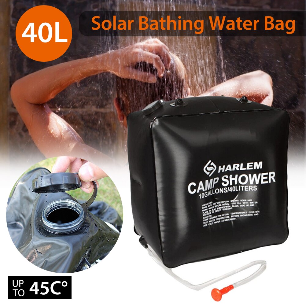Solar Dusche Tasche 40L Im Freien Reise Sport Wasser Beutel Faltbare Wandern Solar Heizung Camping Dusche Bag Outdoor Camping
