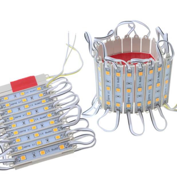 Waterproof IP65 DC12V SMD 5050 3 LED Modules RGB LED module light lamp Warm white Cool white Red Blue Yellow LED module light