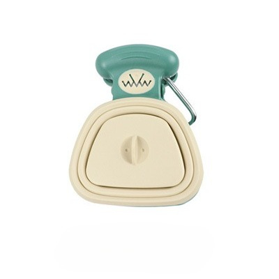 Hond Huisdier Reizen Opvouwbare Poepschepje Met 1 Rol Afbreekbare Zakken Kak Scoop Clean Pick Up Excreta Cleaner: Rood