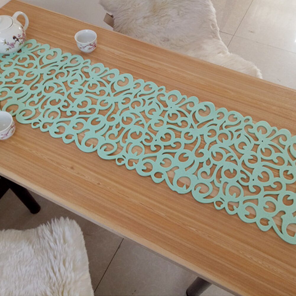 Mantel de fieltro, manteles individuales para mesa, decoraciones para el hogar: green