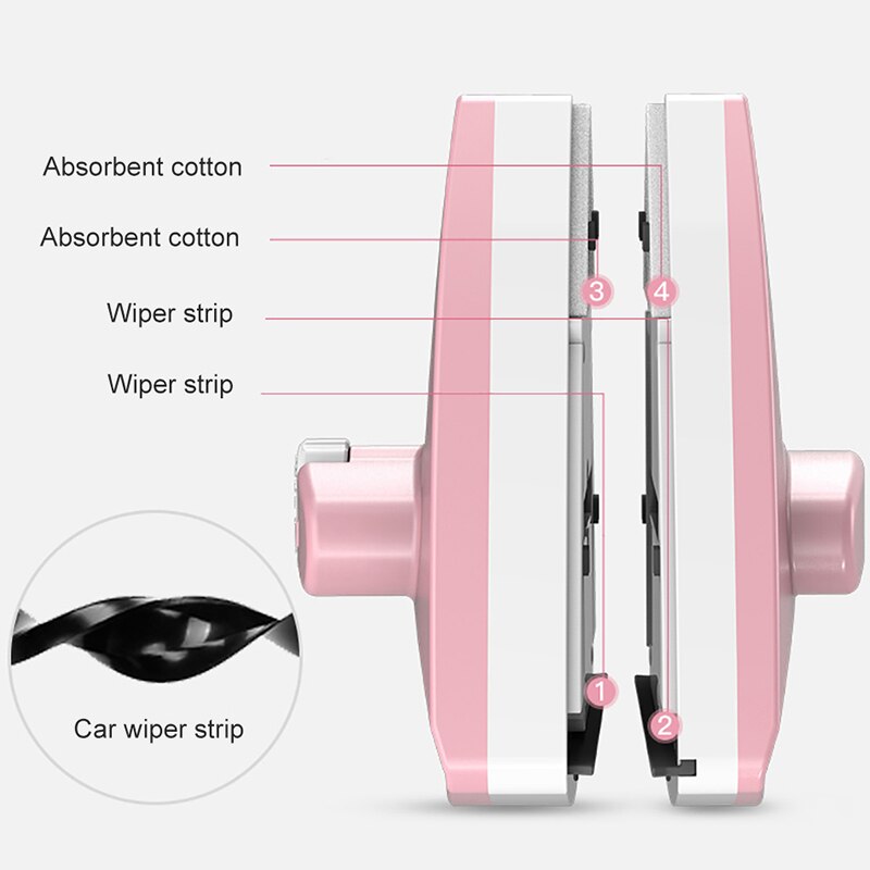 GESEW Magnetische Fenster Wischer Haushalt Glas Reiniger Pinsel Fenster Pinsel Magnet Reinigung Werkzeug Glas Reinigung Für Küche Schlecht