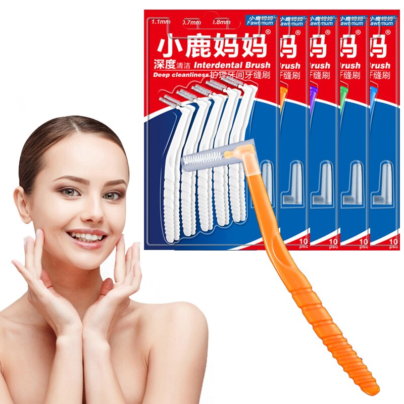 Tooth Cleaner Teeth Care Toothbrush Interdental Denture Brush Cleaner Teeth Care Toothbrush