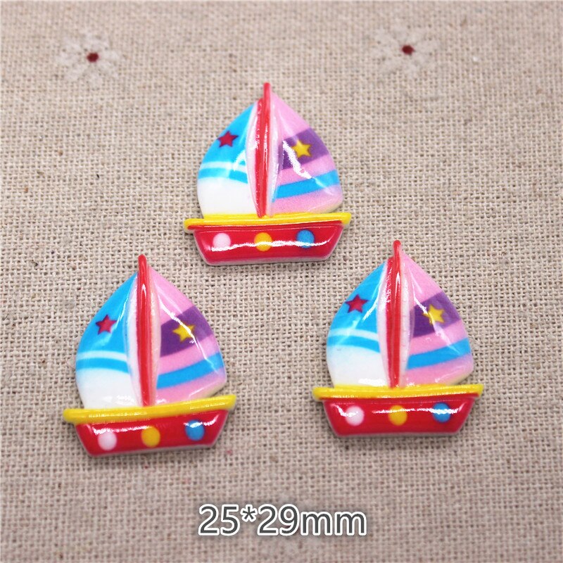 10PCS Mix Stijl Vervoer Hars Auto/Boot/Fiets/Helicopter/Rocket Miniatuur Plaksteen Cabochon DIY Craft scrapbooking