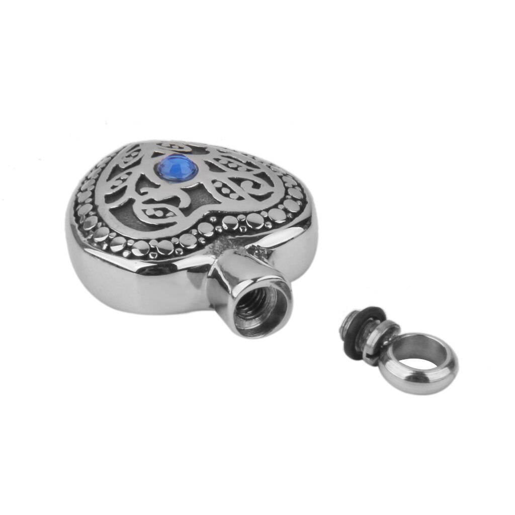 Rvs Hart Crematie As Houder Urn Aandenken Memorial Hanger