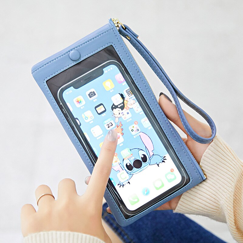 Simple Touch Screen Wallet Wrist Portable Mobile Phone Bag Multifunctional Vertical Mobile Phone Wallet