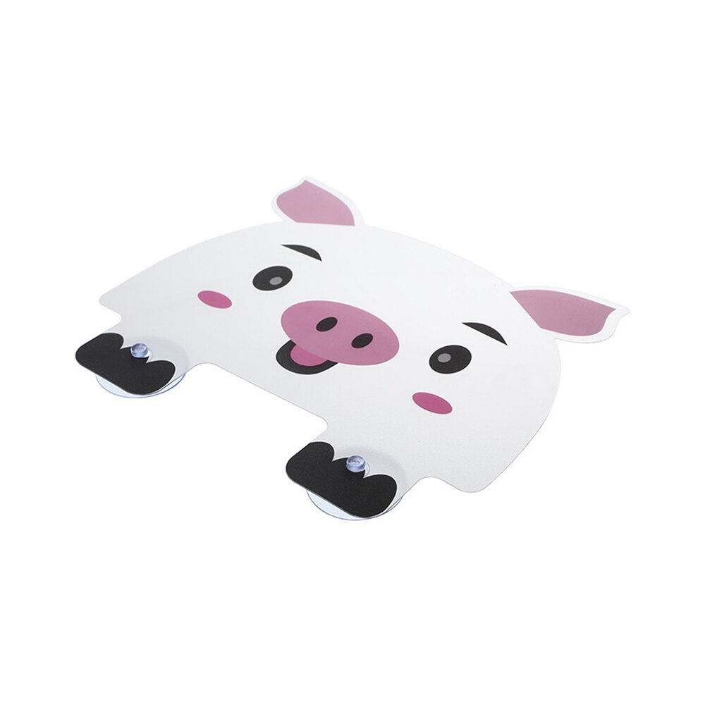 Leuke Water Splash Proof Water Zwembad Baffle Keuken Creatieve Cartoon Waterkerende Plaat Splash Olie Baffle: piglet