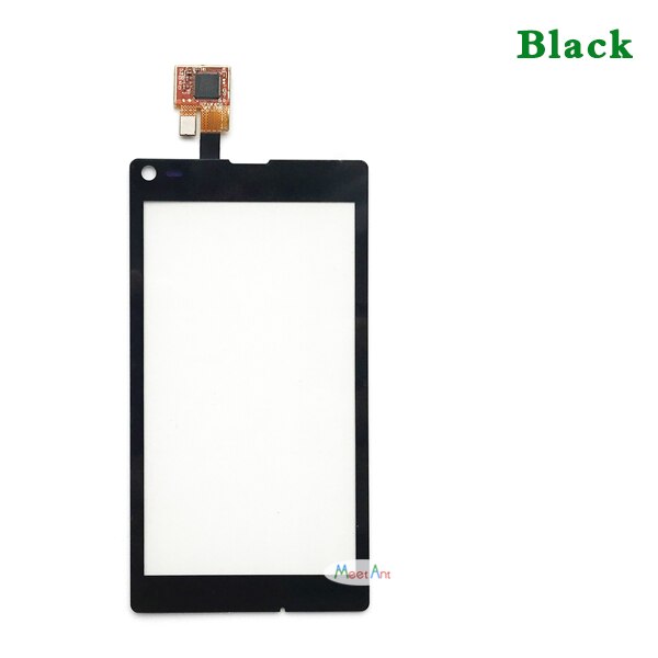 Di Alta Qualità 4.3 &quot;per Sony Xperia L S36h C2105 C2104 Touch Screen Digitizer Anteriore Obiettivo di Vetro Pannello Del Sensore: black No Tool