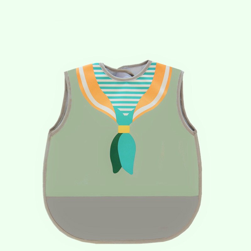 Baby Waterproof Cartoon Bibs EVA Sleeveless Feeding Bibs for Baby Infant Boy Girl Portable Adjustable Feeding Accessories: G