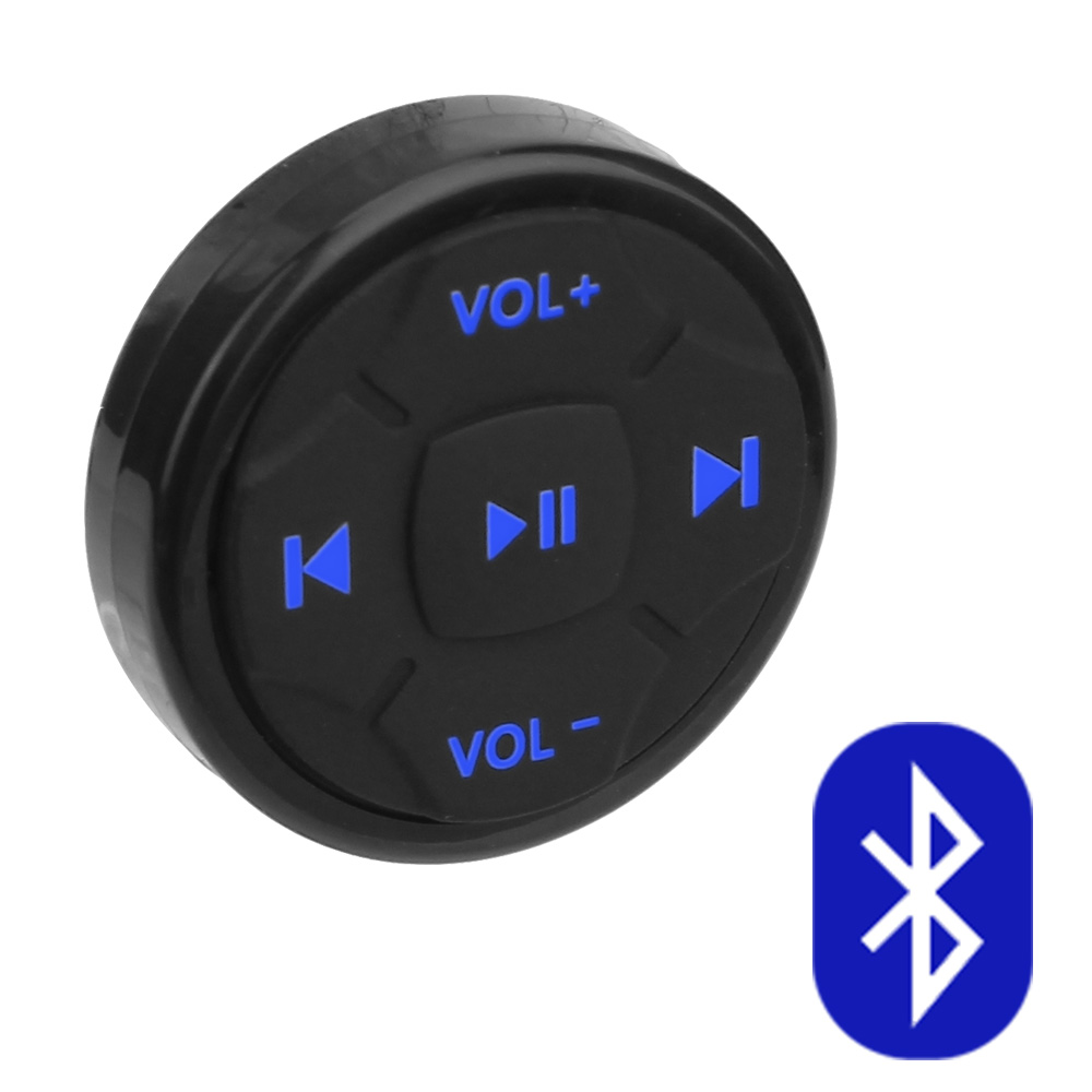 Botón de Control remoto para coche, botón de volumen multimedia Universal, 5 teclas, inalámbrico, Bluetooth, para Android IOS, interruptores para volante de coche