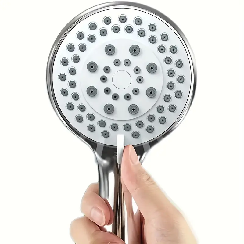 Pommeau de douche réglable à grande sortie d'eau à cinq vitesses, chauffage universel domestique, ensemble de pomme de douche à main à trou grossier pour salle de bain