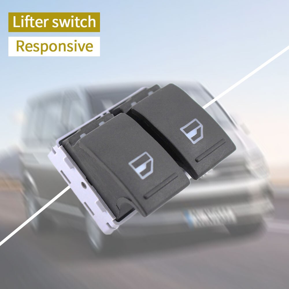 Black Electric Window Switch Driver Side for Multivan Transporter T5 T6 7E0 959 855A