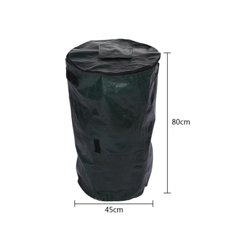 Organic Compost Bag Fruit Kitchen Waste Fermentation Waste Collector Storage Disposal Compost Vegetable Grow Bag Garden Tool: 45x80cm