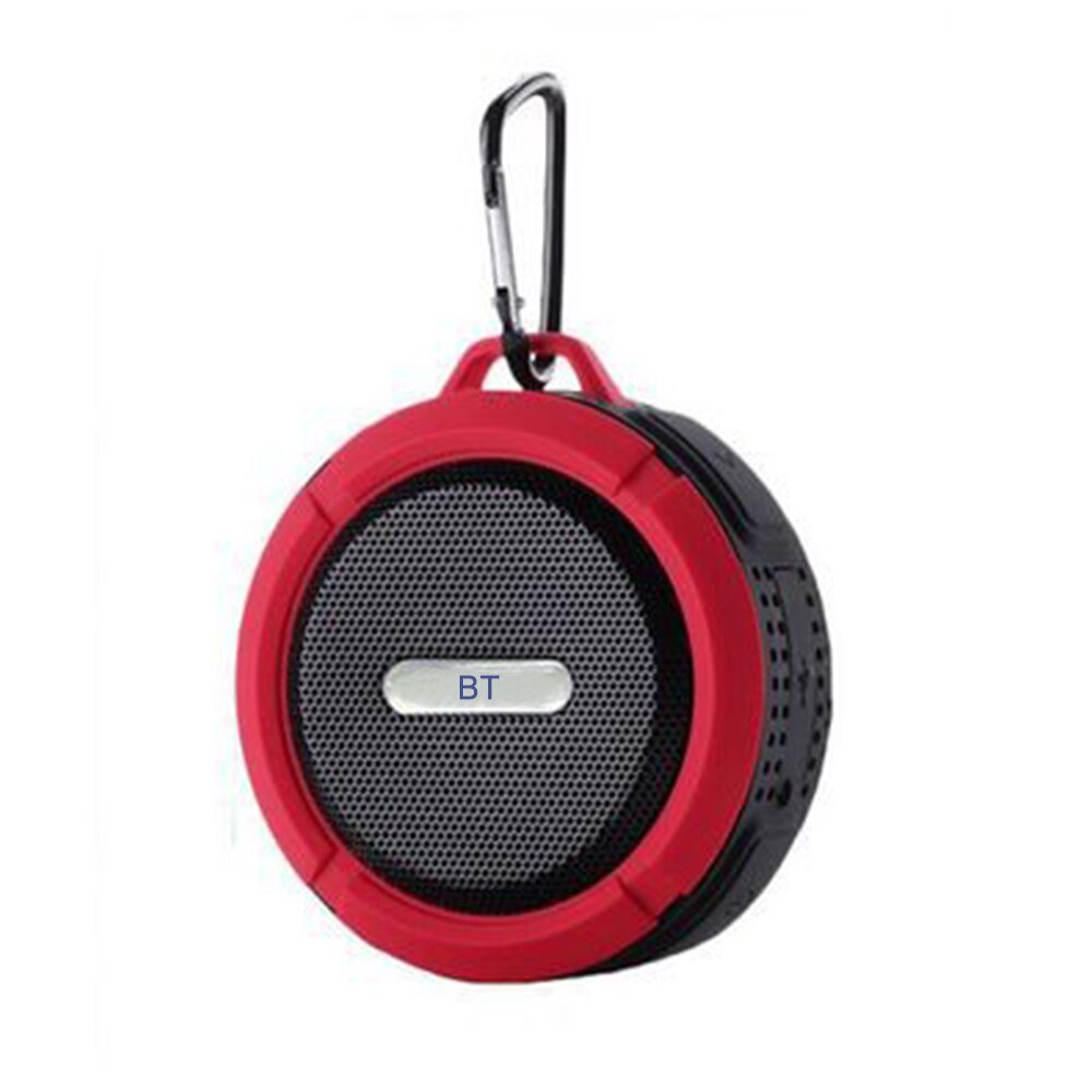 C6 Mini Wireless BT 5.0 altoparlante IP65 scatola audio portatile impermeabile per esterni vivavoce con microfono USB ricaricabile: Rosso