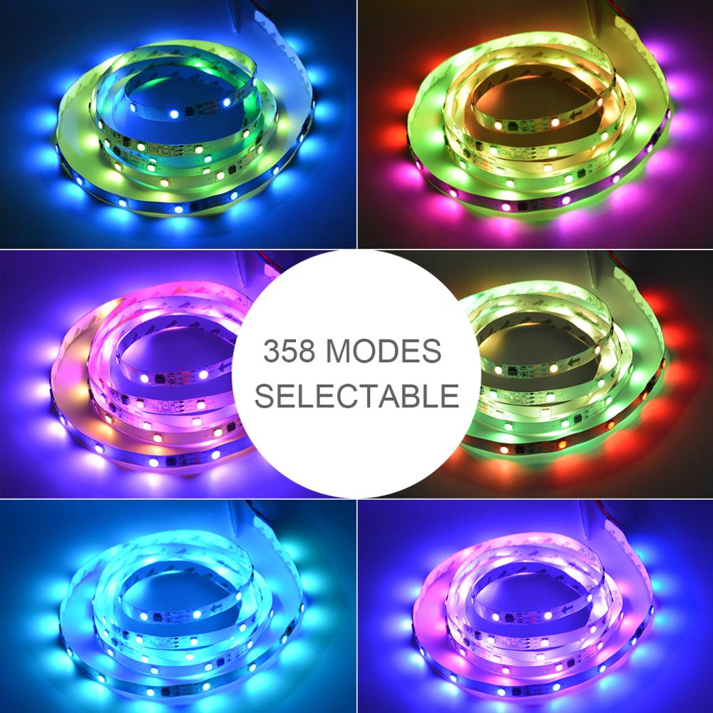 Dream Color Neon Light 1M-5M Tape 30 LEDs/M RGB Individually Addressable LED Light 2811 IC Smartled Pixel Light For TV Backlight