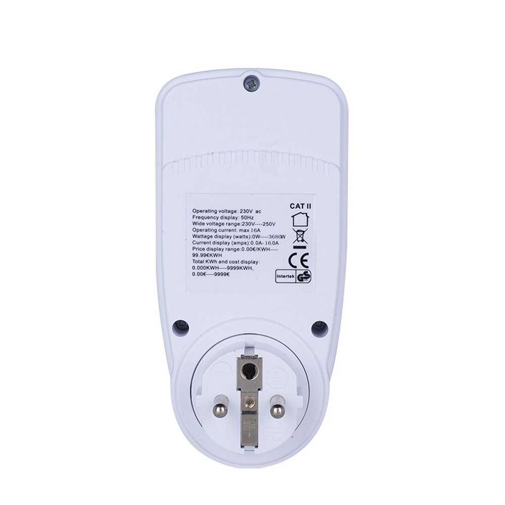 240V AC Digital LCD Power Meter Wattmeter Socket Wattage KWV Energy Meter FR US UK AU BR Plug Measuring Outlet Power Analyzer